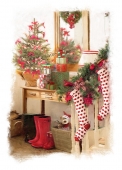 Christmas Cards Design ~ Xmas Hallway