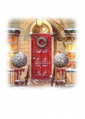 Christmas Cards Design ~ Red Door